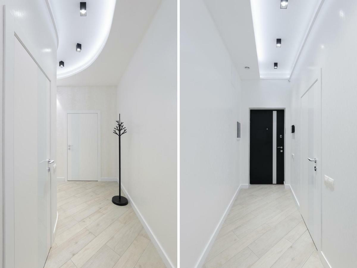 Black&White Apartment In Smart Plaza Kiev Dış mekan fotoğraf