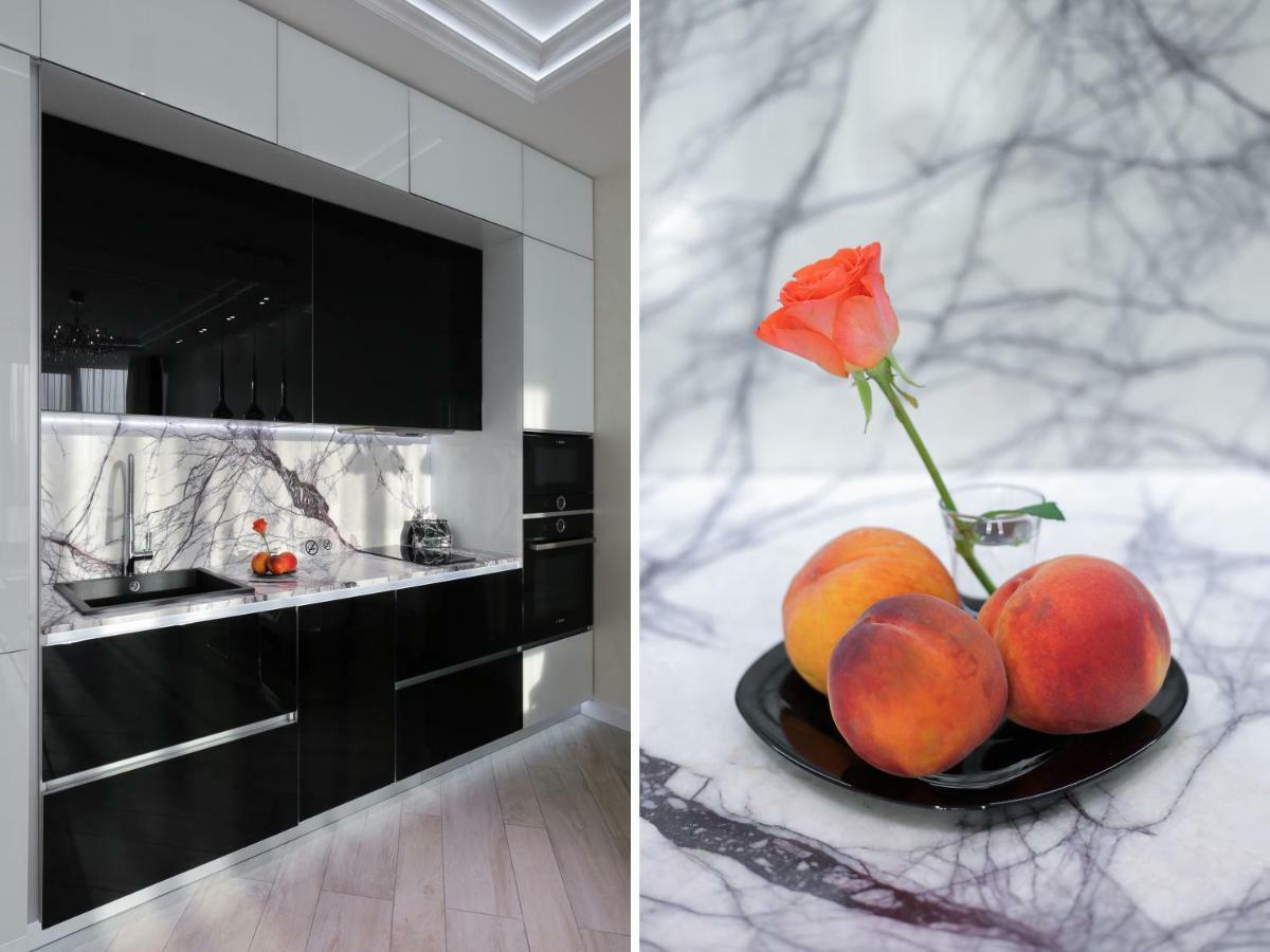 Black&White Apartment In Smart Plaza Kiev Dış mekan fotoğraf